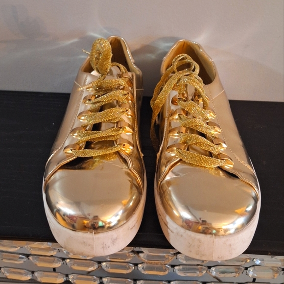 Gold chrome street shoes - Picture 3 of 3